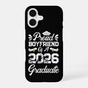 Funda Para iPhone 16 Novio Orgulloso de una Graduación de la Clase 2026