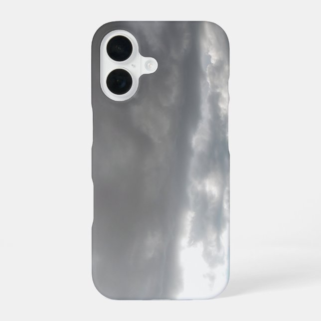 Funda Para iPhone 16 Nubes que se deslizan (Reverso )