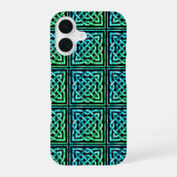 Nudo Celta - Verde Azul cuadrado