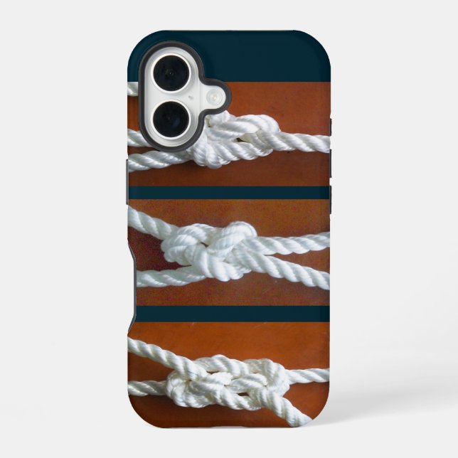Funda Para iPhone 16 Nudos de Vela (Reverso )