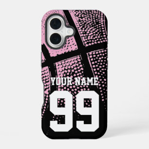 Funda Para iPhone 16 número de camiseta de baloncesto personalizado eco