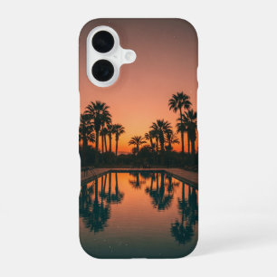 Funda Para iPhone 16 Oasis Vintage Iluminado por el Sol