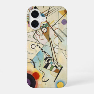 Funda Para iPhone 16 Obra de arte abstracto modernista de Kandinsky