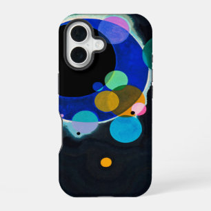 Funda Para iPhone 16 Obra de arte de Kandinsky varios círculos
