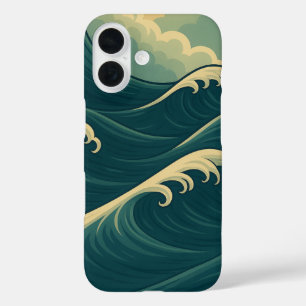 Funda para iPhone 16 Ocean Waves – Vibraciones tra