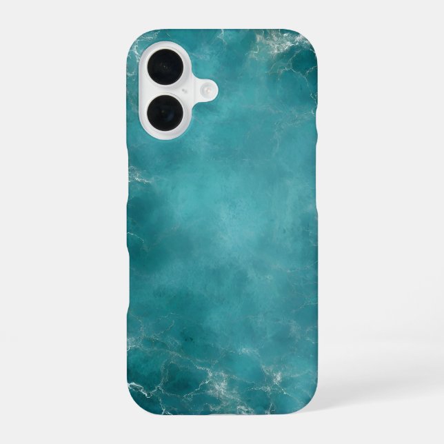 Funda Para iPhone 16 Océano Verde Teal (Reverso )