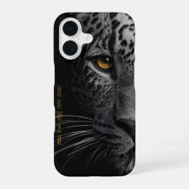 Funda Para iPhone 16 Ojo ámbar de gato grande - Personalizable