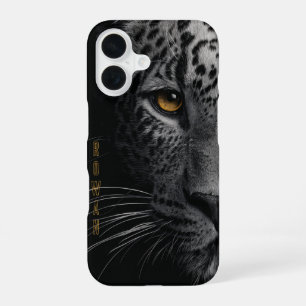 Funda Para iPhone 16 Ojo ámbar de gato grande - Personalizable