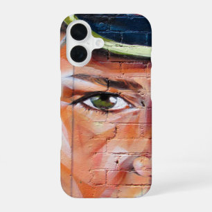 Funda Para iPhone 16 ojo de ladrillo chica