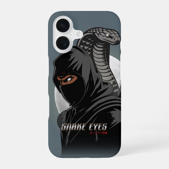 Funda Para iPhone 16 Ojos de Serpiente Ninja | (Reverso )