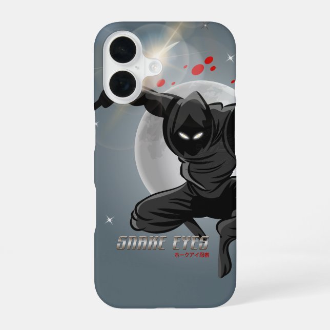 Funda Para iPhone 16 Ojos de Serpiente Ninja (2) (Reverso )