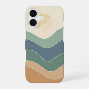 Funda Para iPhone 16 Olas Costeras Vintage