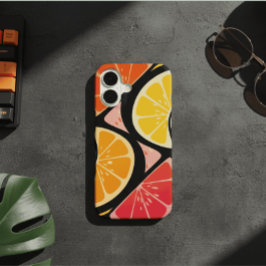 Funda Para iPhone 16 Olas de Frutas Retro