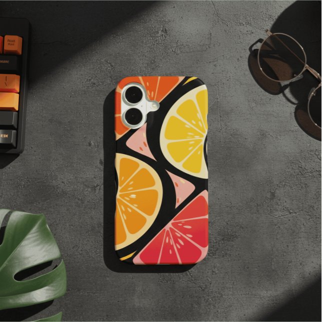 Funda Para iPhone 16 Olas de Frutas Retro (Subido por el creador)