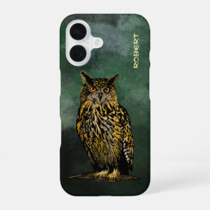 Funda Para iPhone 16 Oleuña águila en el bosque de crestas