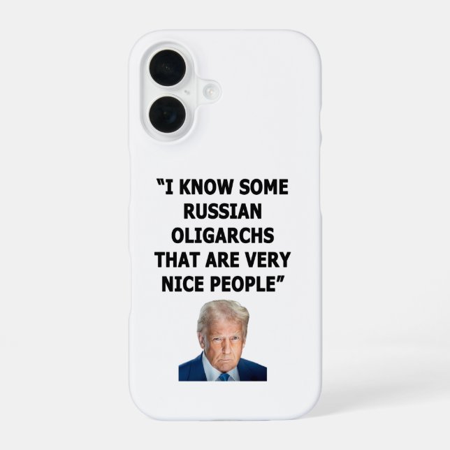 Funda Para iPhone 16 Oligarcas (Reverso )