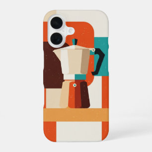 Funda Para iPhone 16 Olla Moka Retro