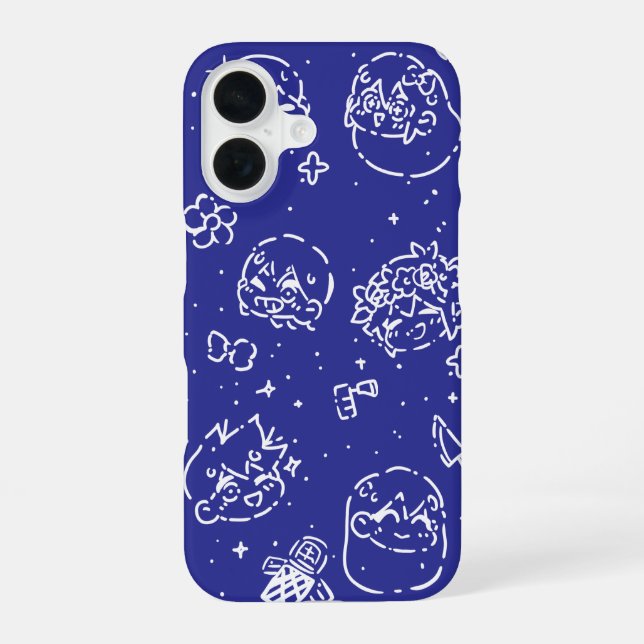 Funda Para iPhone 16 omori background (Reverso )