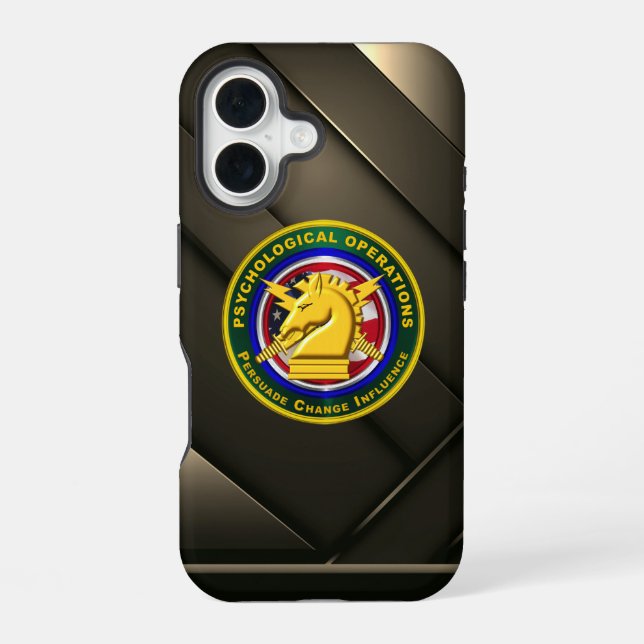 Funda Para iPhone 16 Operaciones Psicológicas PSYOPS  (Reverso )