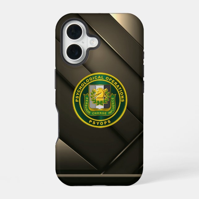 Funda Para iPhone 16 Operaciones Psicológicas PSYOPS  (Reverso )