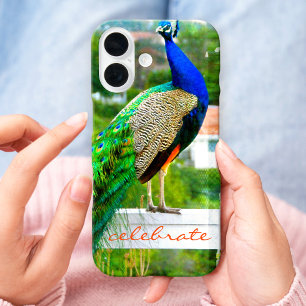 Funda Para iPhone 16 Orgullosa foto verde azul para celebrar cita