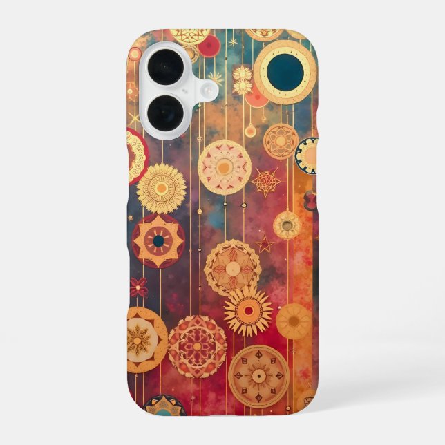Funda Para iPhone 16 Oro suspendido (Reverso )