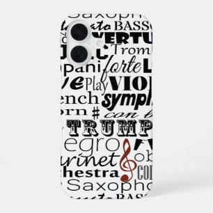 Funda Para iPhone 16 Orquesta de música