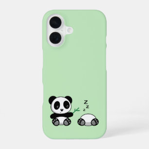 Funda Para iPhone 16 Ositos panda lindos en verde