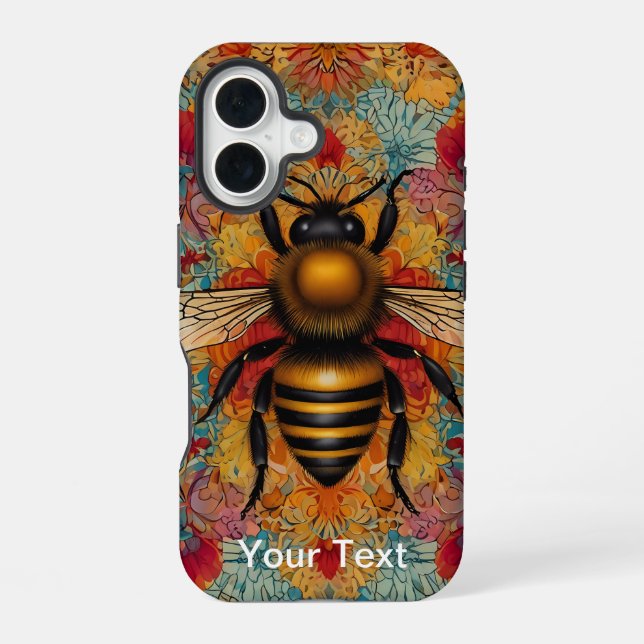 Funda Para iPhone 16 OtterBox Bee Patten Design (Reverso )