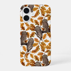 Funda Para iPhone 16 Ovejas otoñales sobre algodón blanco