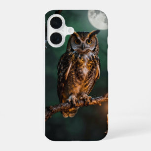 Funda Para iPhone 16 Owl in Moonlight Gothic Autumn Phone Case