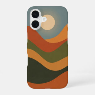 Funda Para iPhone 16 Paisaje abstracto vintage