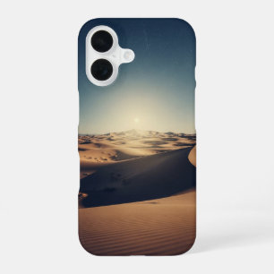 Funda Para iPhone 16 Paisaje Desértico Estelar Retro