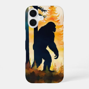 Funda Para iPhone 16 Paisaje otoñal de Sasquatch al atardecer