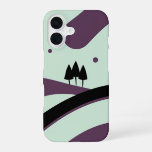 Funda Para iPhone 16 Paisaje Sereno: Una Escena Minimalista