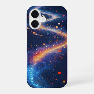 Funda Para iPhone 16 Paisaje surrealista impresionante con P naranja íg