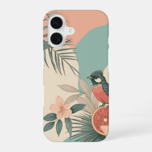 Funda Para iPhone 16 Pájaro bostezante tropical