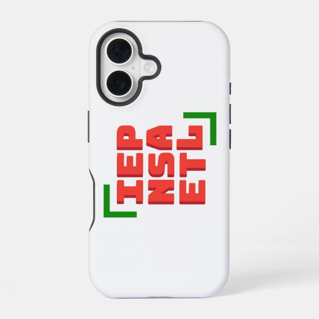 Funda Para iPhone 16 palestina (Reverso )