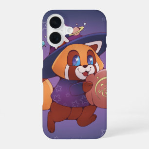 Funda Para iPhone 16 Panda espacial de Halloween