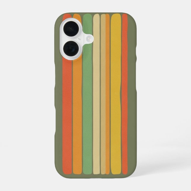 Funda Para iPhone 16 Panneau a Bandas Verticales (Reverso )