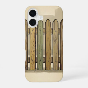 Funda Para iPhone 16 Panneau de Clôture de Calle Retro