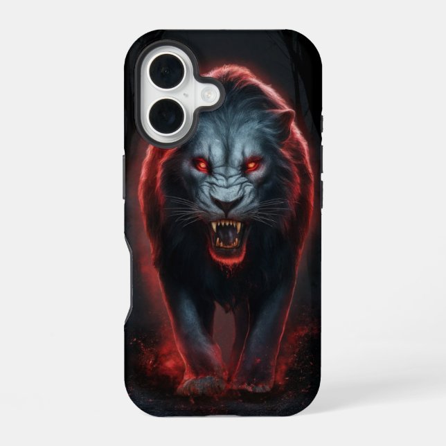 Funda Para iPhone 16 Pantera de soporte emocional (No Mascota) (Reverso )