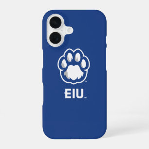 Funda Para iPhone 16 Panteras de Eastern Illinois Huella de pata y EIU