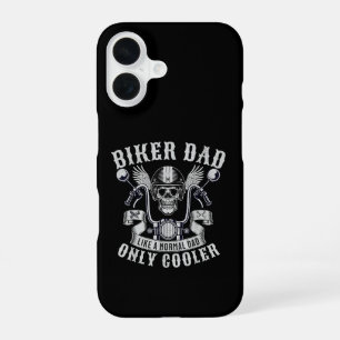 Funda Para iPhone 16 Papá motociclista padre motociclista padre motocic