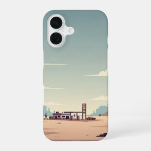 Funda Para iPhone 16 Parada de combustible lejana