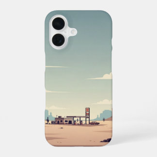 Funda Para iPhone 16 Parada de combustible lejana