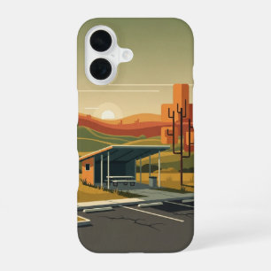 Funda Para iPhone 16 Parada de descanso en el desierto