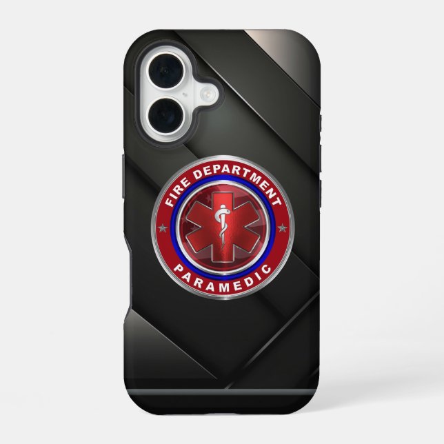 FUNDA PARA iPhone 16 PARAMÉDICO (Reverso )