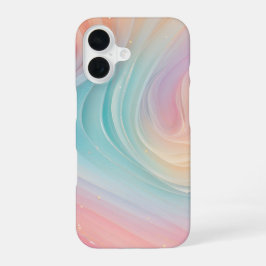 Funda Para iPhone 16 Pastel Aurora Swirl Phone Case