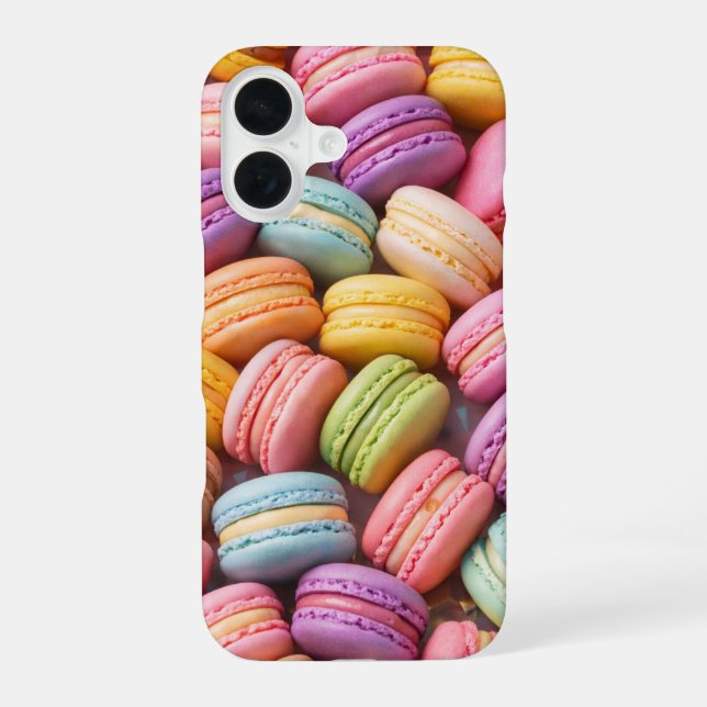 Funda Para iPhone 16 Pastel Macarons iPhone Case (Reverso )